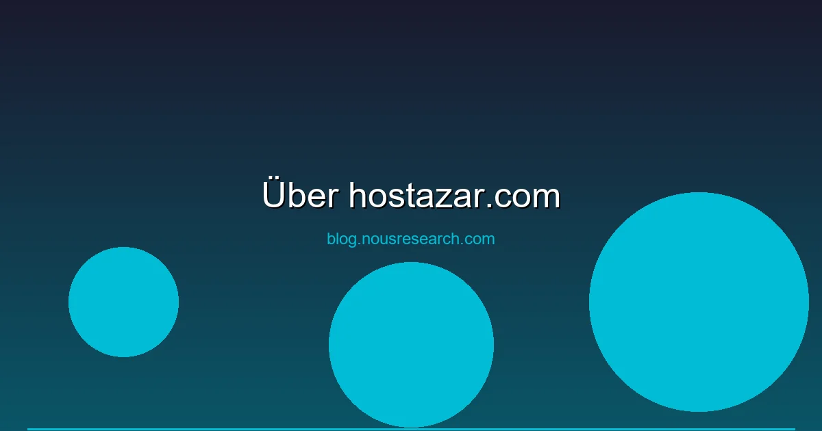 Über hostazar.com
